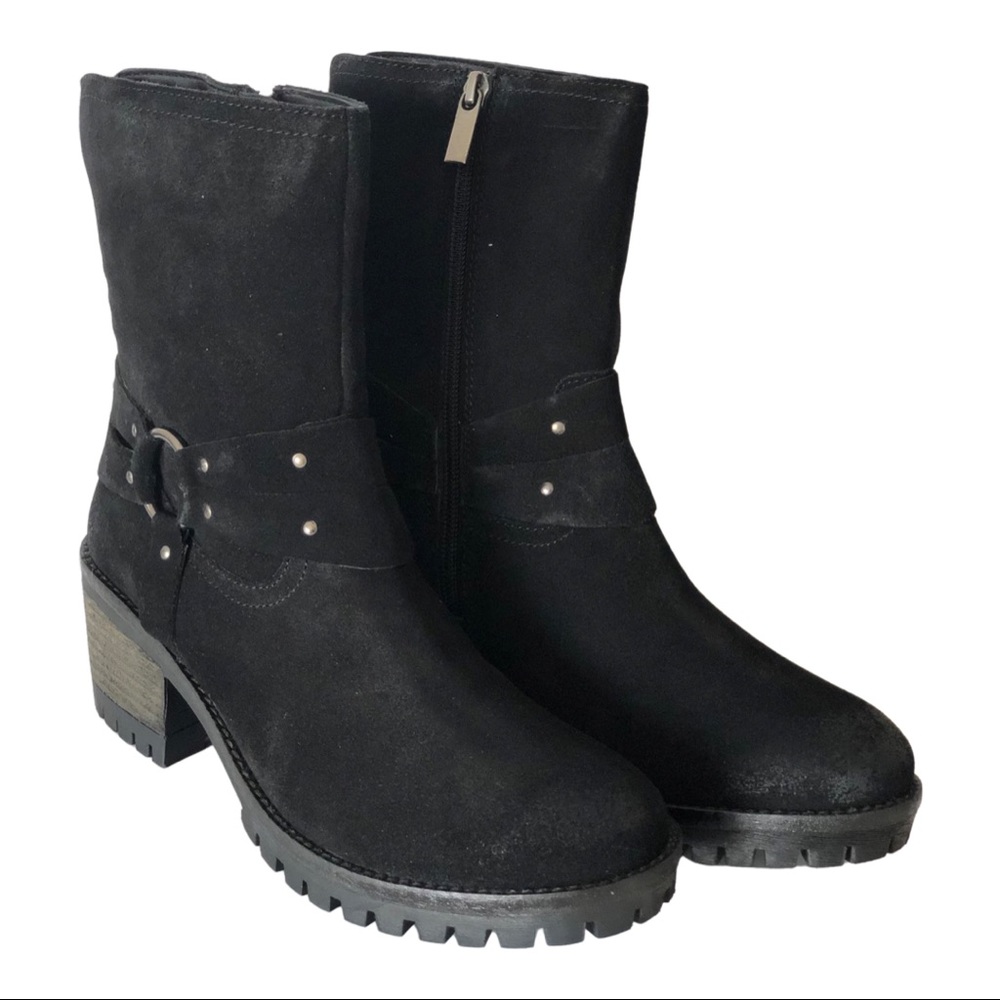 Vintage Foundry Sienna Suede Studded Boot, Size 9